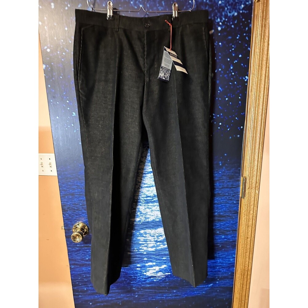 Canterbury of New Zealand Tapered Men's Corduroy Pants Size 34 (35 x 30) NV BLUE